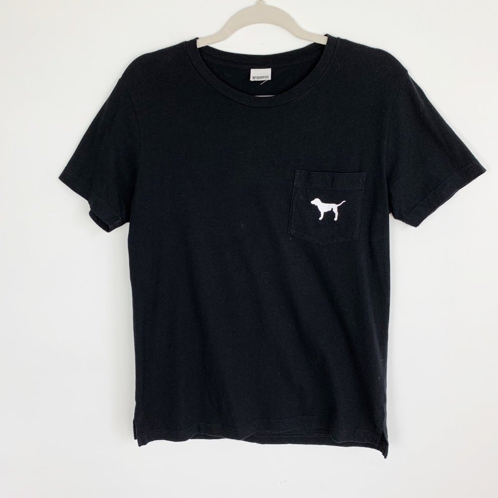 ❌ SOLD PINK Victoria's Secret Black shirt - Picture 2 of 6